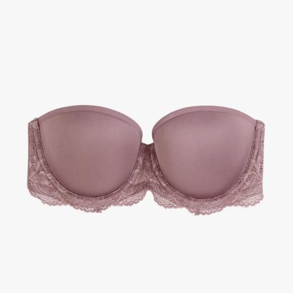 ThirdLove 24/7 Classic Purple Wear With/Without Straps 34C Straps in reg & clear - Picture 1 of 1